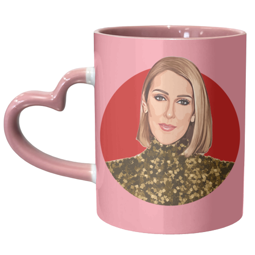 QUEEN CELINE - unique mug by DOLLY WOLFE