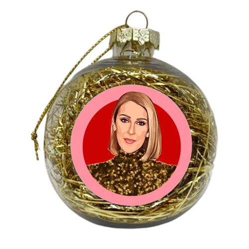 QUEEN CELINE - xmas bauble by DOLLY WOLFE