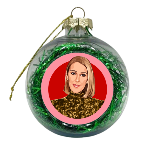 QUEEN CELINE - xmas bauble by DOLLY WOLFE