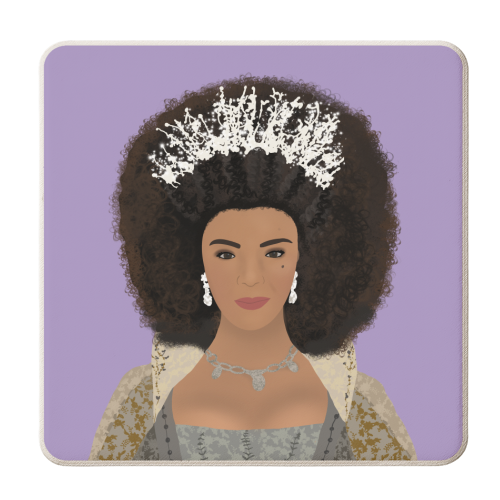 Queen Charlotte - personalised beer coaster by Rock and Rose Creative