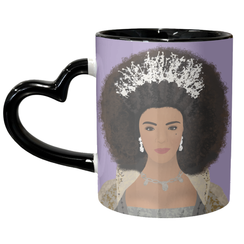 Queen Charlotte - unique mug by Rock and Rose Creative