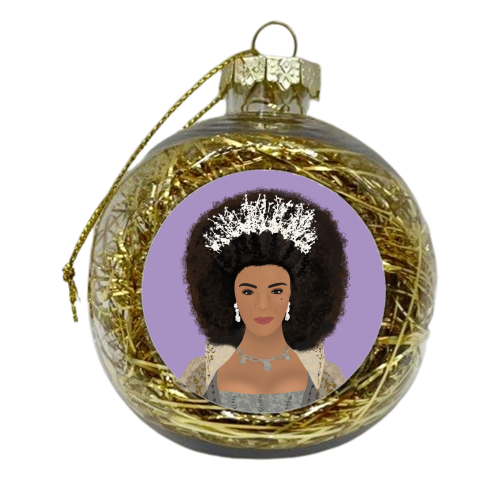 Queen Charlotte - xmas bauble by Rock and Rose Creative