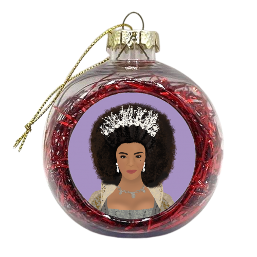 Queen Charlotte - xmas bauble by Rock and Rose Creative