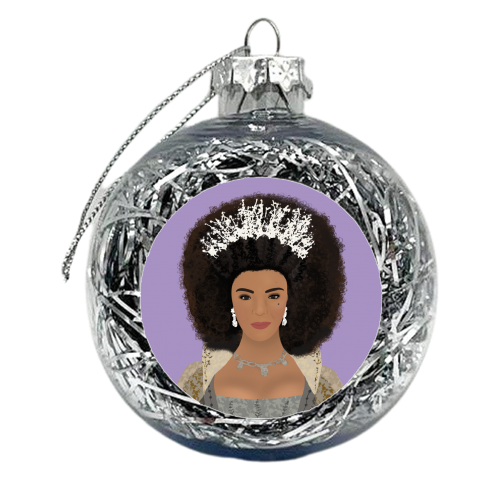 Queen Charlotte - xmas bauble by Rock and Rose Creative