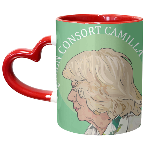 Queen Consort Camilla Collection 2023 - unique mug by Catherine Critchley.