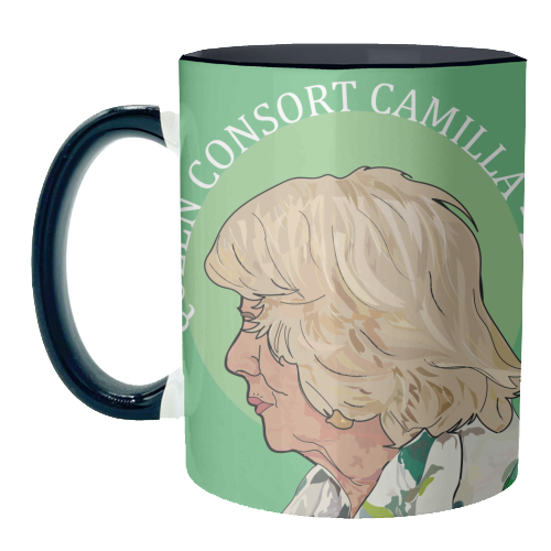 Queen Consort Camilla Collection 2023 - unique mug by Catherine Critchley.