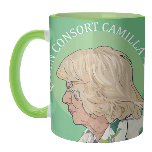 Queen Consort Camilla Collection 2023 - unique mug by Catherine Critchley.