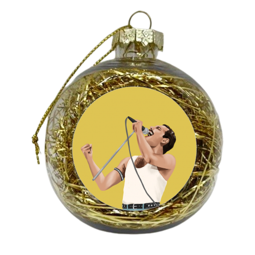 Queen Freddie - xmas bauble by Sarah Wilkinson