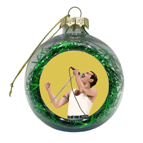 Queen Freddie - xmas bauble by Sarah Wilkinson