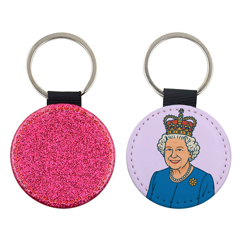 Queen Lizzie - keyring by Ms Doodle
