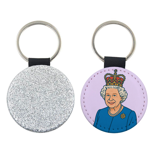 Queen Lizzie - keyring by Ms Doodle