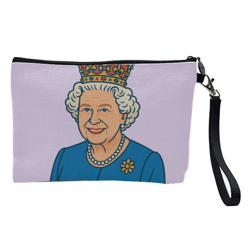 Queen Lizzie - pretty makeup bag by Ms Doodle