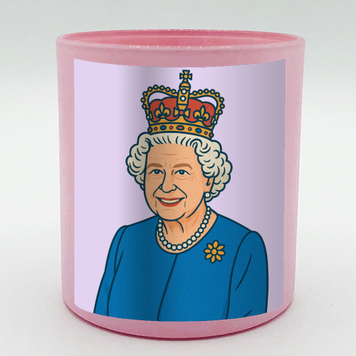 Queen Lizzie - scented candle by Ms Doodle