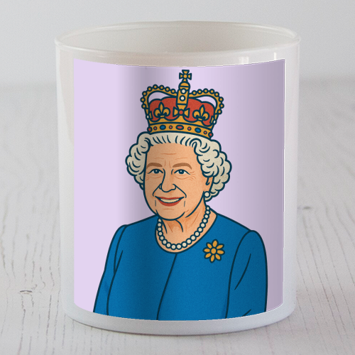 Queen Lizzie - scented candle by Ms Doodle