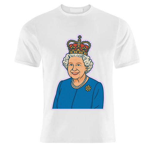 Queen Lizzie - unique t shirt by Ms Doodle