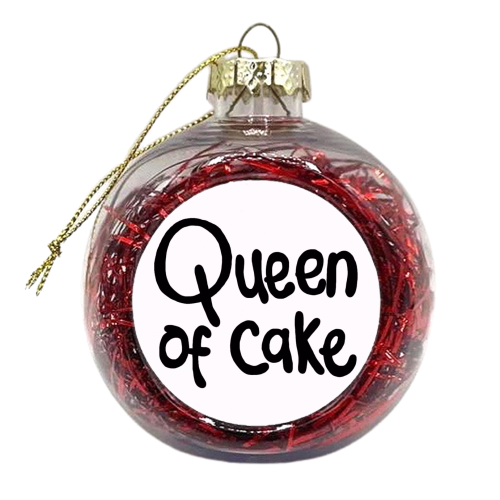 Queen of Cake - xmas bauble by Emma Donovan