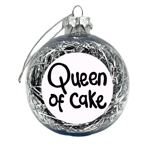 Queen of Cake - xmas bauble by Emma Donovan