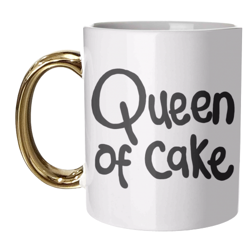 Queen of Cake - unique mug by Emma Donovan