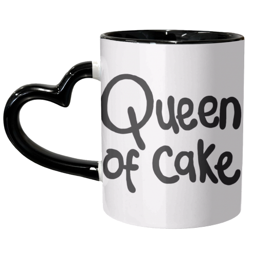 Queen of Cake - unique mug by Emma Donovan