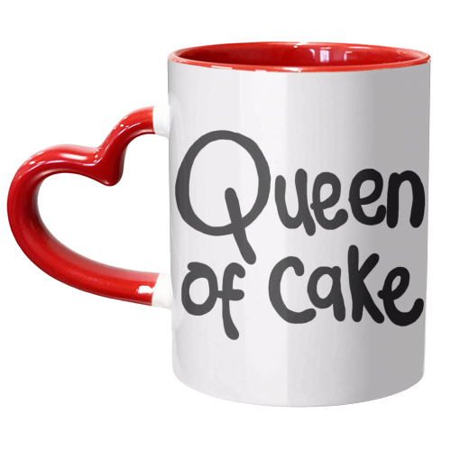 Queen of Cake - unique mug by Emma Donovan