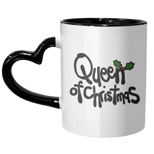 Queen of Christmas - unique mug by Emma Donovan