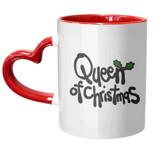 Queen of Christmas - unique mug by Emma Donovan