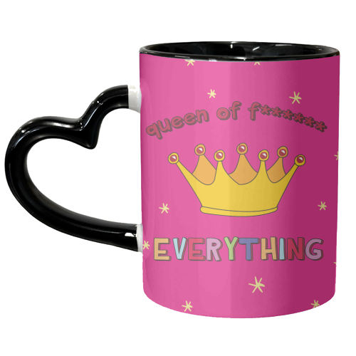 Queen Of Everything - unique mug by Laura Lonsdale