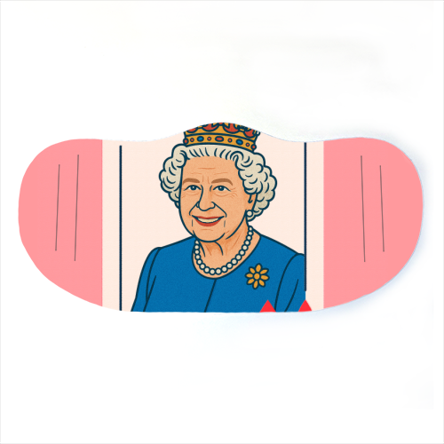 Queen of our Hearts - face cover mask by Ms Doodle