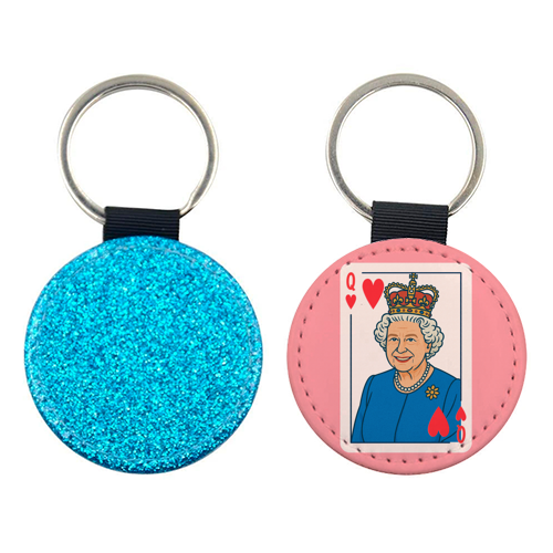 Queen of our Hearts - keyring by Ms Doodle