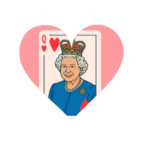 Queen of our Hearts - Magnet by Ms Doodle