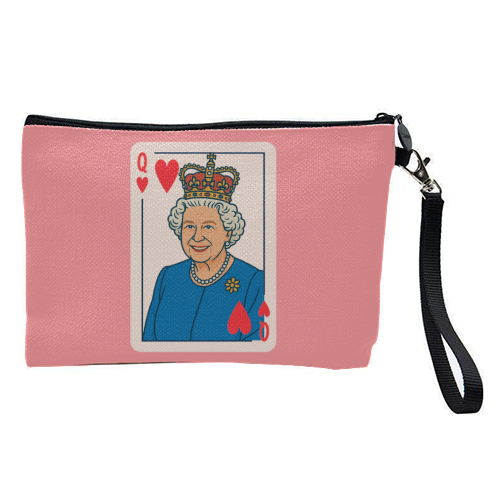 Queen of our Hearts - pretty makeup bag by Ms Doodle