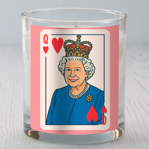 Queen of our Hearts - scented candle by Ms Doodle