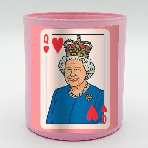 Queen of our Hearts - scented candle by Ms Doodle