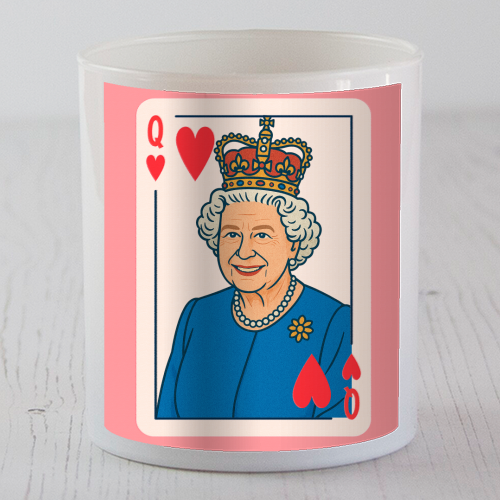 Queen of our Hearts - scented candle by Ms Doodle