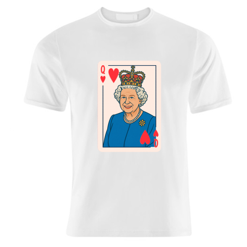 Queen of our Hearts - unique t shirt by Ms Doodle