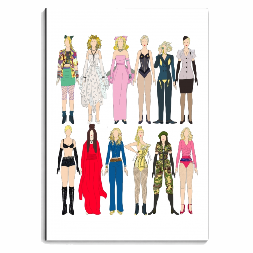 Queen of Pop Fashion - personalised A4, A5, A6 notebook by Notsniw Art