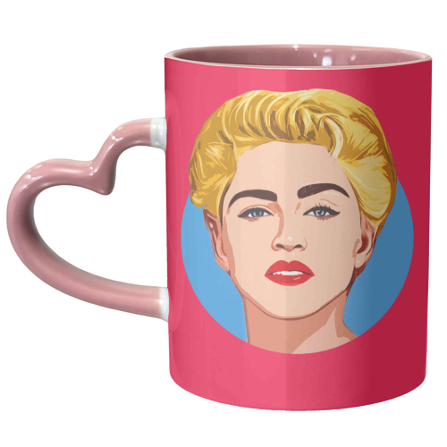 Queen of Pop - unique mug by DOLLY WOLFE
