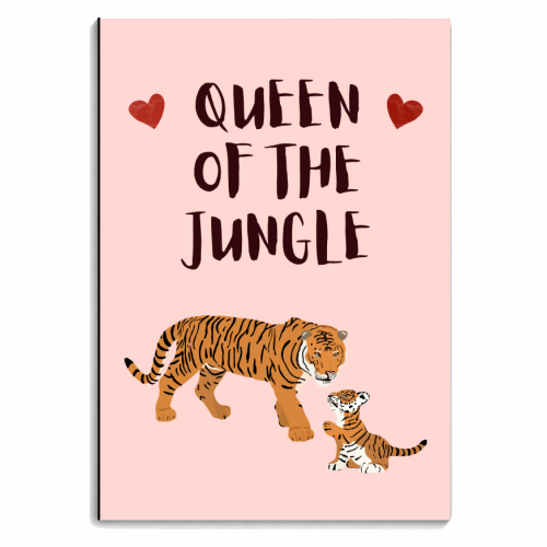 Queen of the Jungle - personalised A4, A5, A6 notebook by Rock and Rose Creative