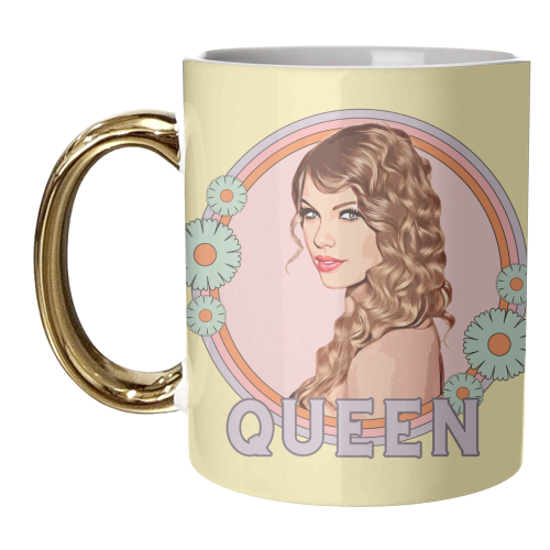 Queen Tay - unique mug by DOLLY WOLFE
