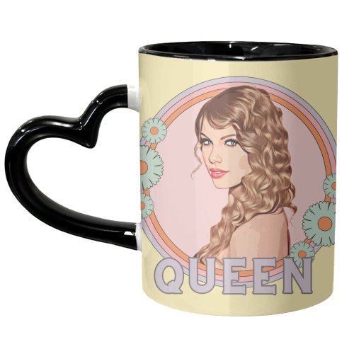Queen Tay - unique mug by DOLLY WOLFE