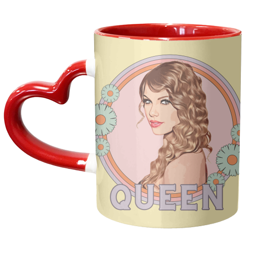 Queen Tay - unique mug by DOLLY WOLFE