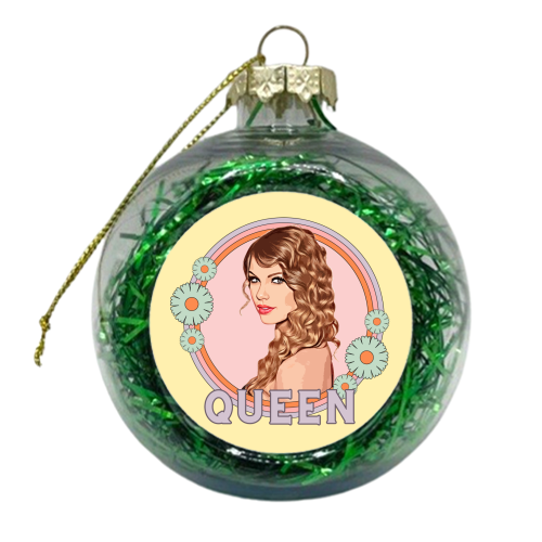 Queen Tay - xmas bauble by DOLLY WOLFE