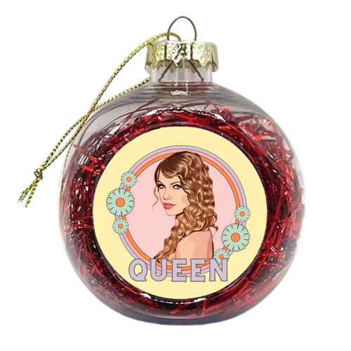 Queen Tay - xmas bauble by DOLLY WOLFE