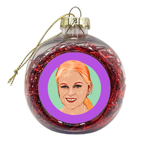 QUEEN VIV - xmas bauble by DOLLY WOLFE