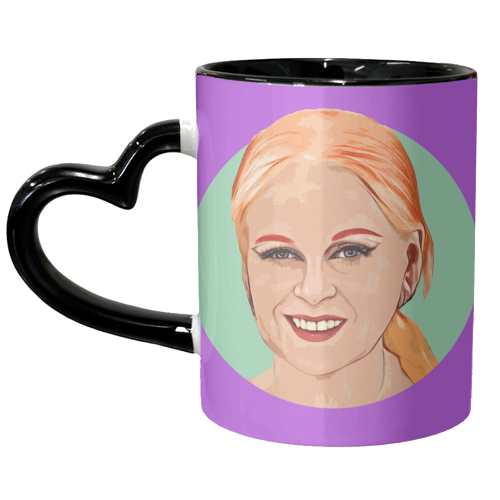 QUEEN VIV - unique mug by DOLLY WOLFE