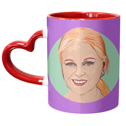 QUEEN VIV - unique mug by DOLLY WOLFE