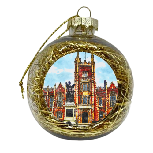 Queens University Belfast - xmas bauble by AP