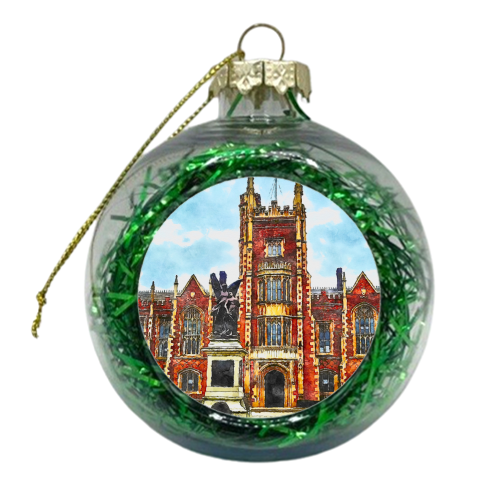 Queens University Belfast - xmas bauble by AP