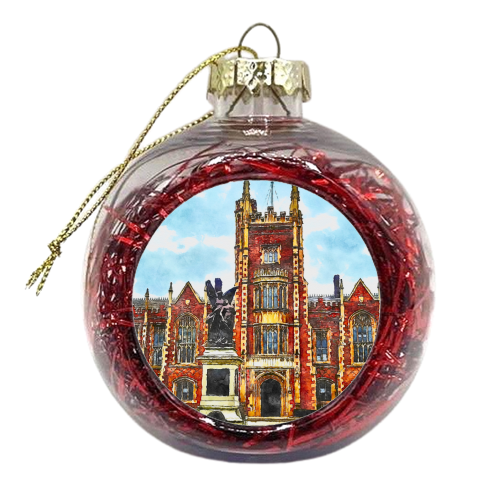 Queens University Belfast - xmas bauble by AP