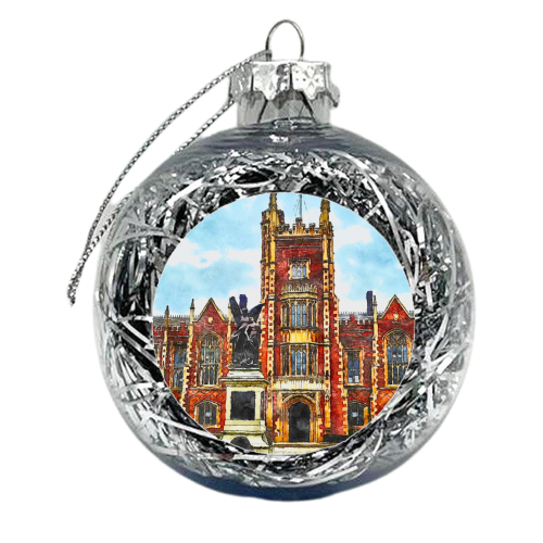Queens University Belfast - xmas bauble by AP